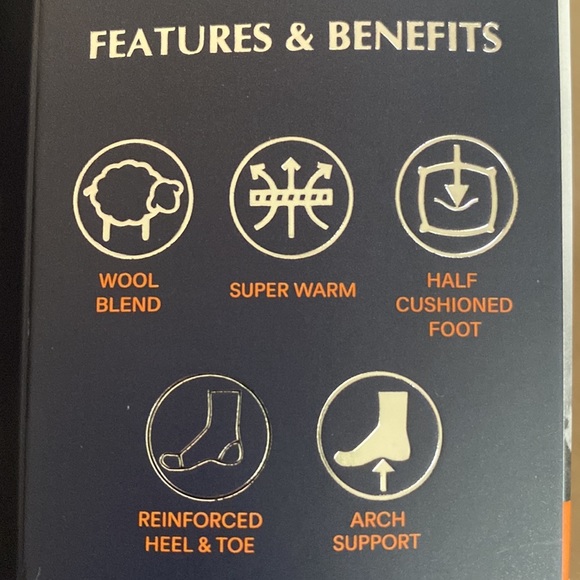 Rainforest Wool Blend Crew Socks - Picture 4 of 5